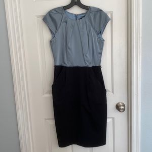ABS pinstripe skirt dress with pockets!